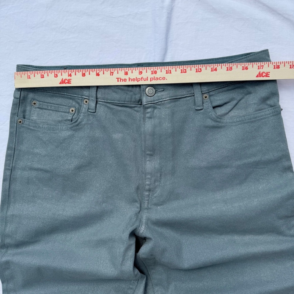 Lauren Ralph Lauren LRL Jeans Womens 16 Blue Coated Skinny Stretch Denim - Picture 5 of 7